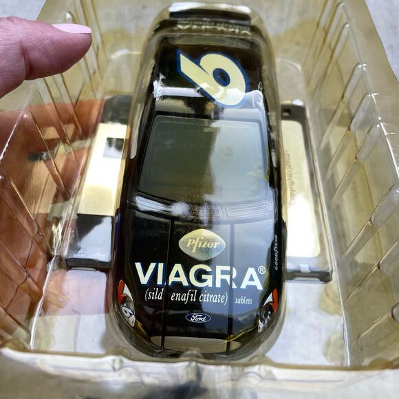 Viagara Nascar Race Car Computer Mouse #6 Mark Martin RARE Drug Rep Promo NEW - Picture 1 of 12